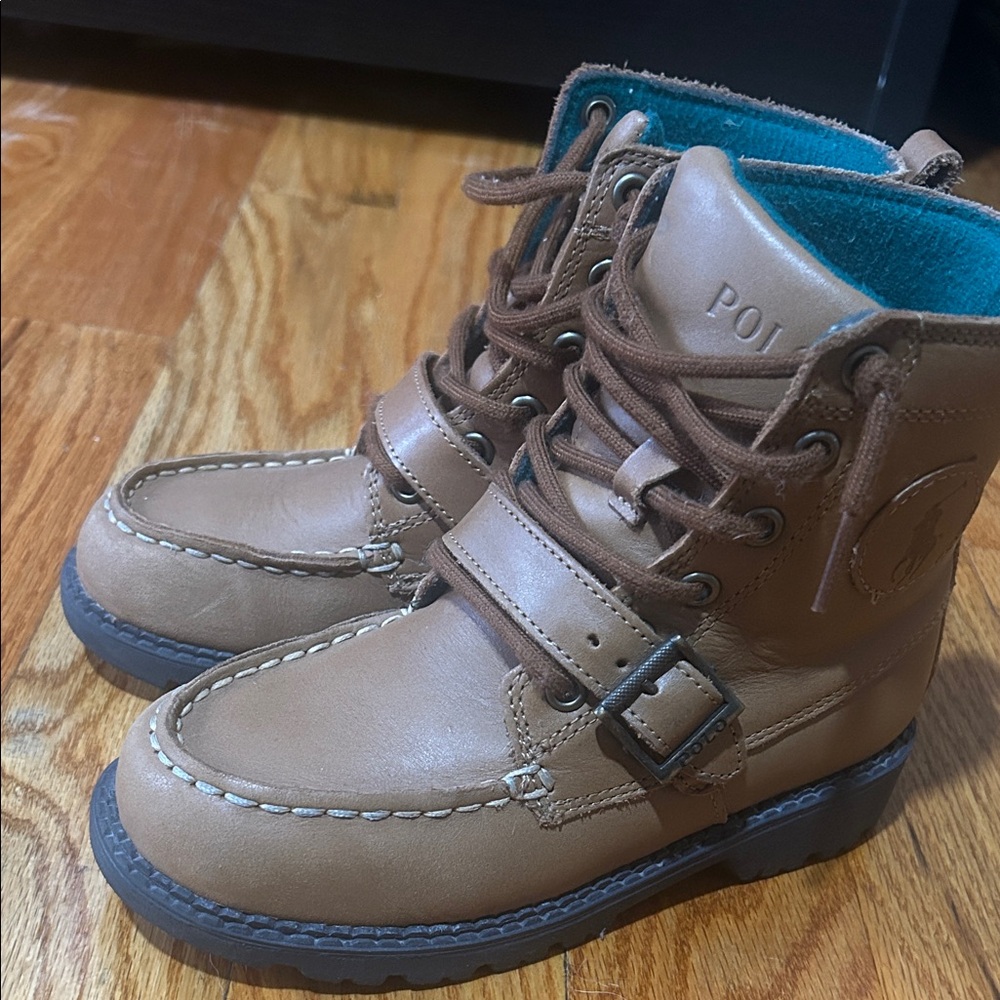 Polo by Ralph Lauren Kids Brown Leather Boots